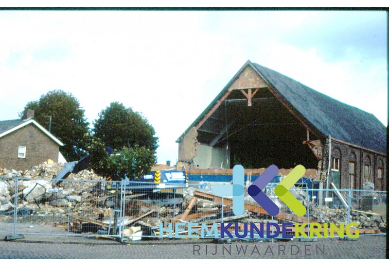 Lobith (63) Markt afbraak Dorpshuis